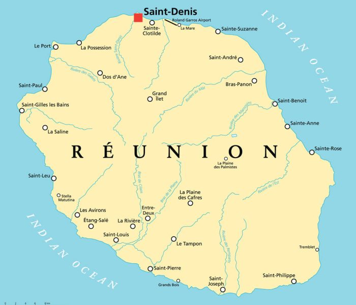 Carte de La Réunion : Venez explorer ses territoires d'exception