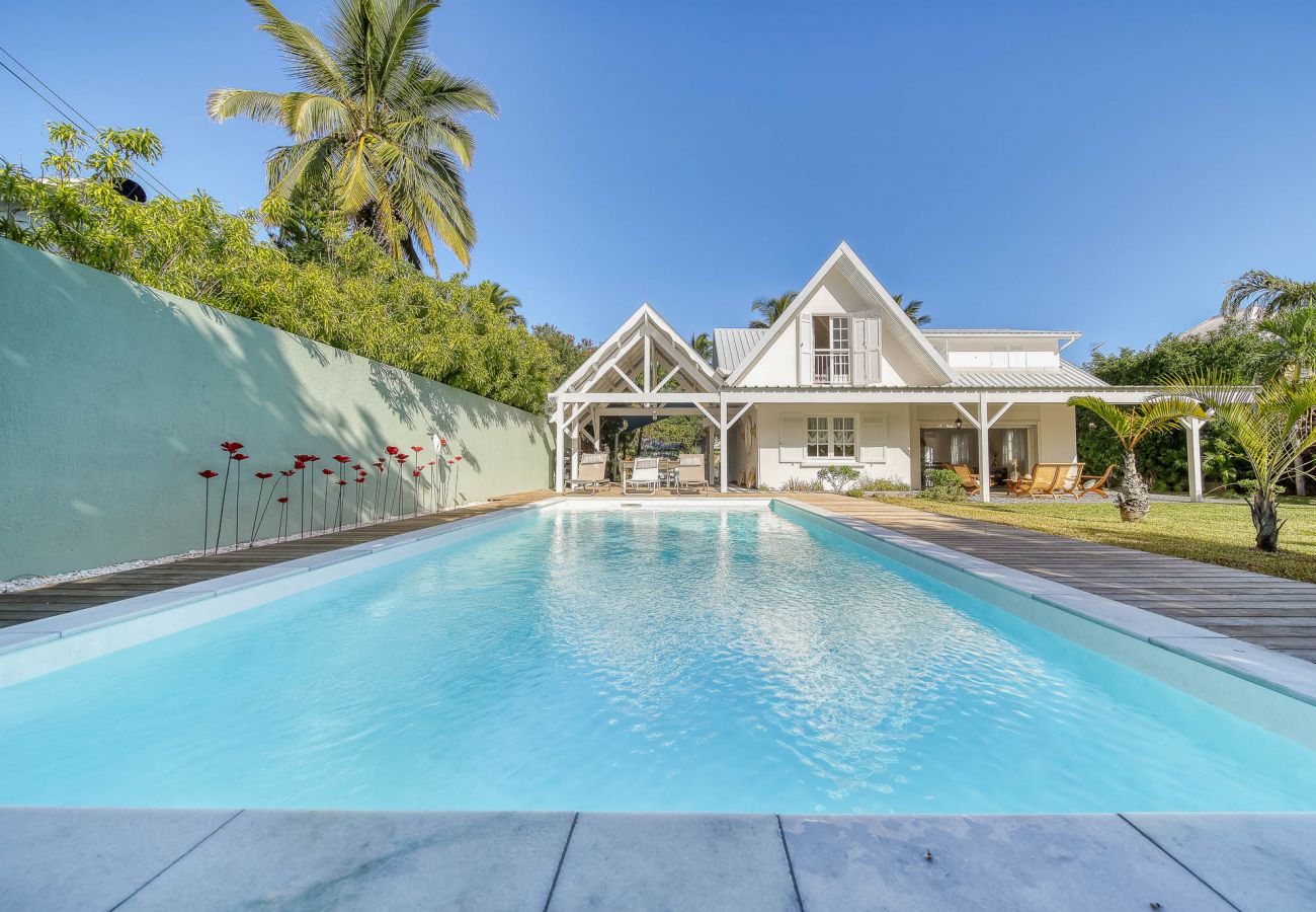 extérieur de la villa fleur de lune à la saline les bains à la réunion