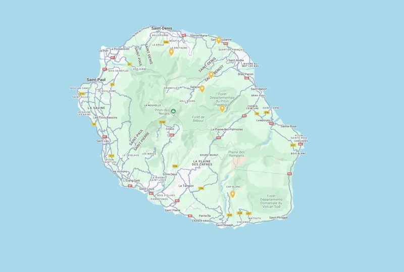 Cascades la réunion