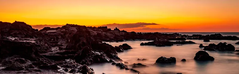 Coucher de soleil boucan-canot la reunion