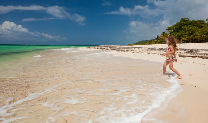 Fille à la Réunion